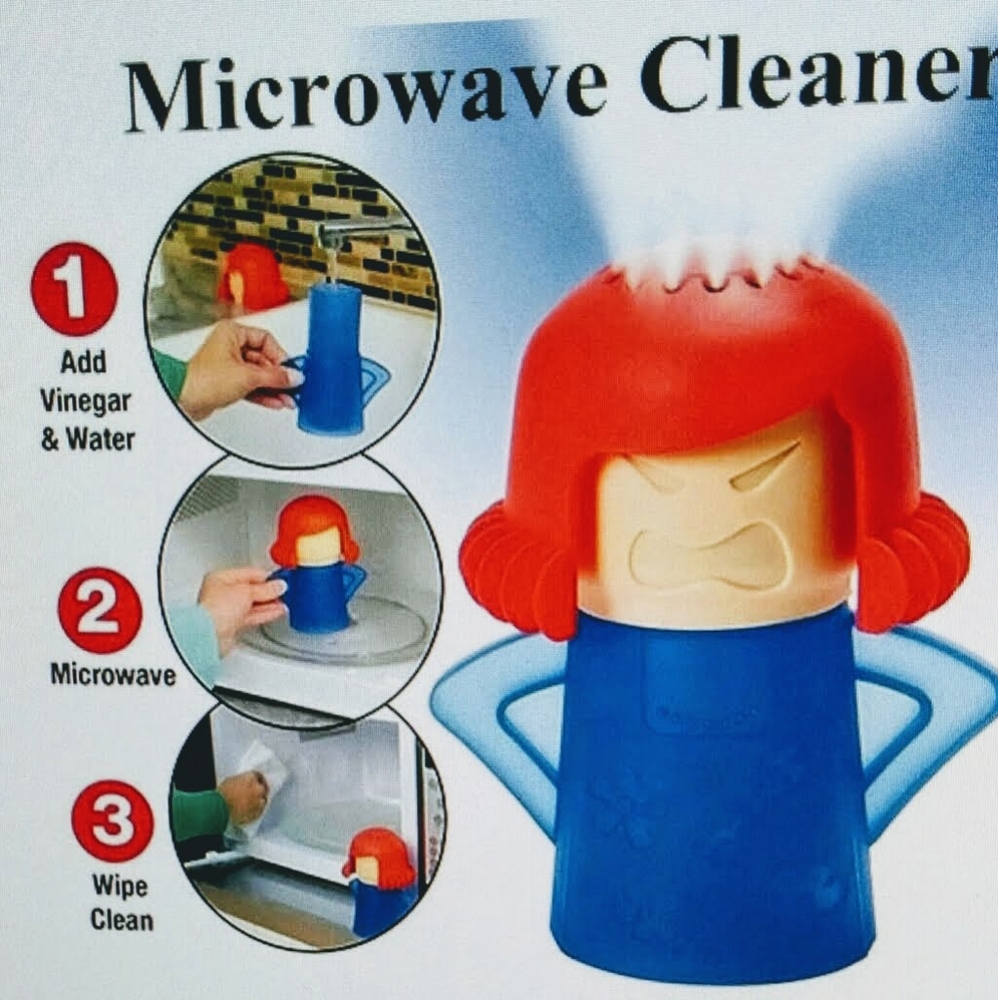 NEW ECO FRIENDLY "ANGRY MAMA" MICROWAVE CLEANER